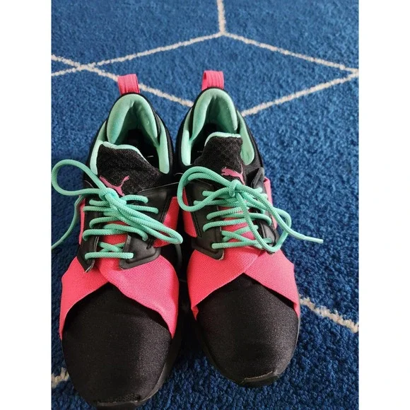 Puma Womens Muse Fabric Low Top Shoes 6.5 - Picture 2 of 8